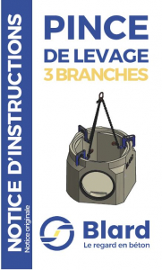 Notice pince de levage 3 branches